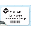 Thermal Printable Timebadge Expiring Badge - Visitor